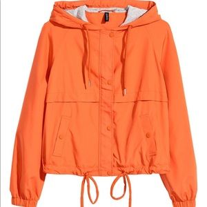 H&M orange windbreaker